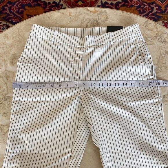 NWT Jules & Leopold Pinstripe Full On Slim Leg Capri Pants - Picture 11 of 13